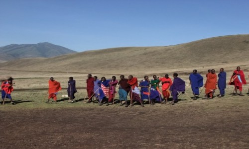 Zdj�cie TANZANIA / Afryka �rodkowa / Park Ngorongoro / Masajowie