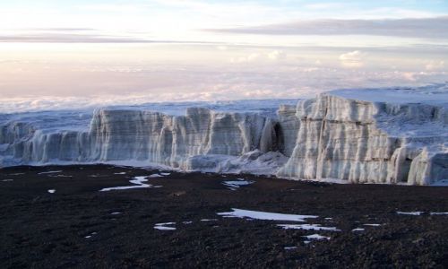 Zdjcie TANZANIA / brak / Kilimanjaro / lodowiec na dachu Afryki