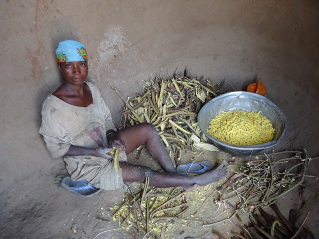 Zdj cia: Koutammakou, Region Kara, Wntrze tradycyjnego domu, TOGO