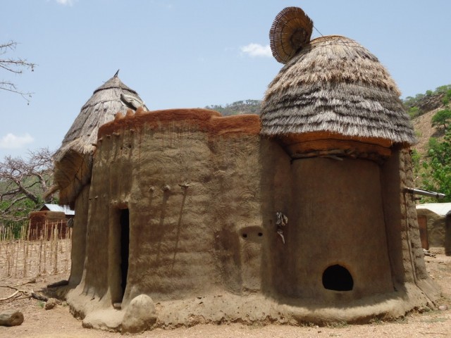 Zdj cia: Koutammakou, Region Kara, Prawie satelita ...., TOGO