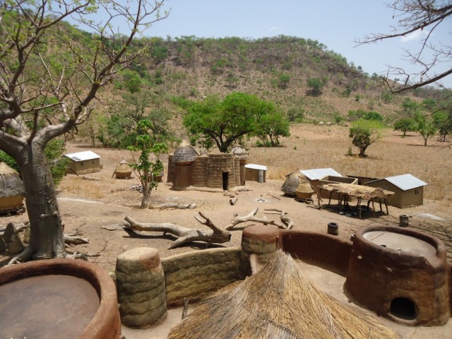 Zdj cia: Koutammakou, Region Kara, Panorama z grnego pitra, TOGO