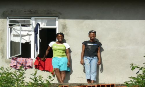 Zdjecie TRYNIDAD I TOBAGO / tobago / kolo englishman bay / Dziewczeta z Tobago
