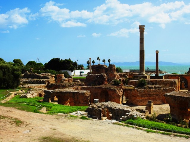 Zdj cia: Kartagina, Tunis, Termy Antoniusza, TUNEZJA Zdj cia: Kartagina, Tunis, Termy Antoniusza, TUNEZJA