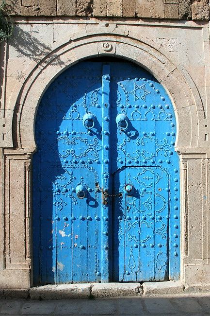 Zdjęcia: Sidi Bu Said, Tunis, Stylowe drzwi, TUNEZJA Zdjęcia: Sidi Bu Said, Tunis, Stylowe drzwi, TUNEZJA