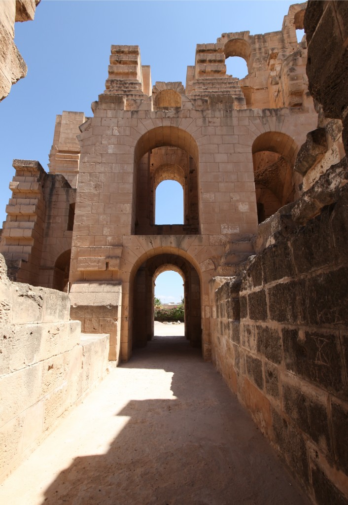 Zdjęcia: El Jem, Sahel Tunezyjski, Mury Koloseum, TUNEZJA Zdjęcia: El Jem, Sahel Tunezyjski, Mury Koloseum, TUNEZJA