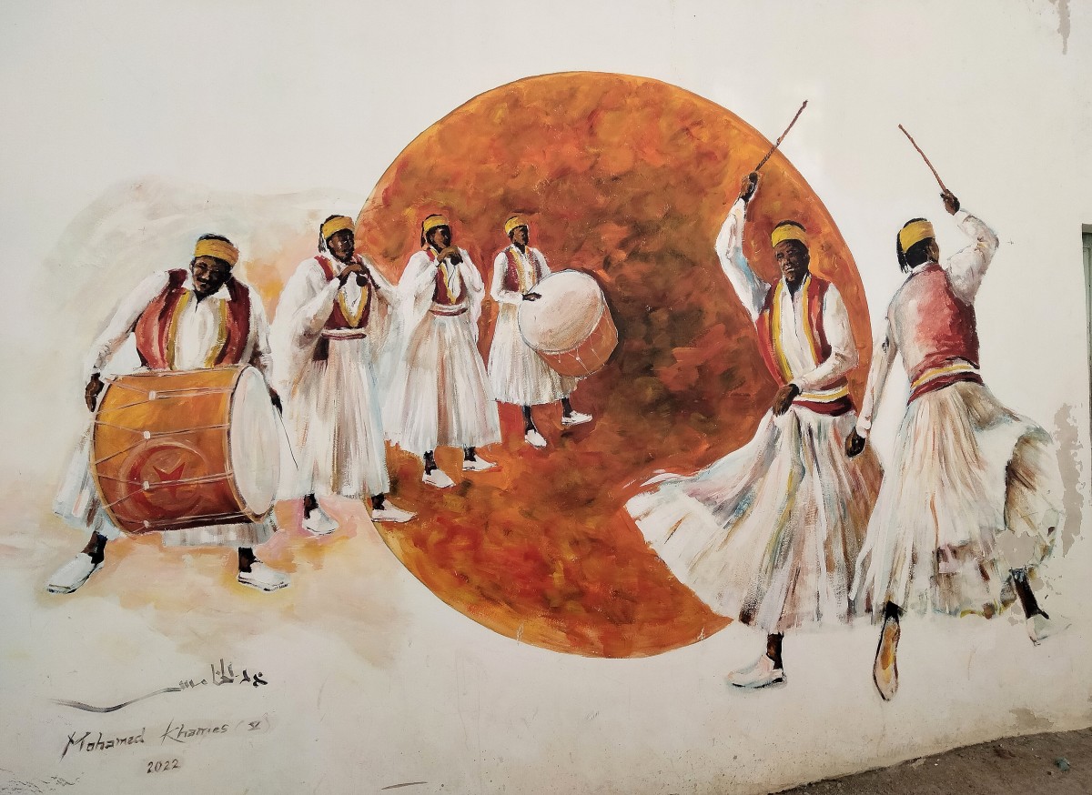 Zdjęcia: miasteczko Erriadh, Djerba, Mural projektu Djerbahood, TUNEZJA Zdjęcia: miasteczko Erriadh, Djerba, Mural projektu Djerbahood, TUNEZJA