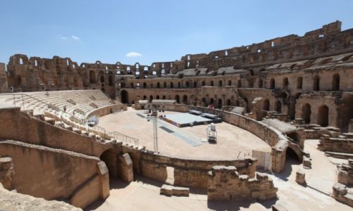 Zdjcie TUNEZJA /  Sahel Tunezyjski / El Jem / Amfiteatr