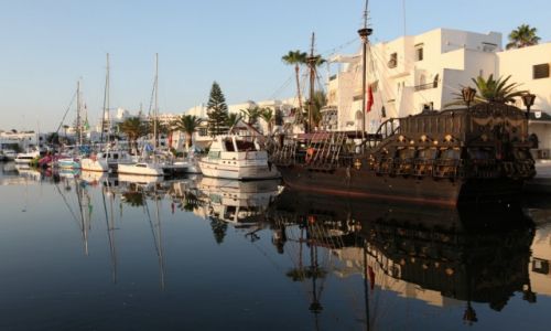 Zdjcie TUNEZJA / Sahel Tunezyjski /  Port El Kantaoui / W porcie