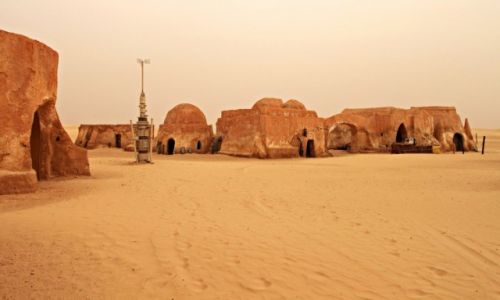 Zdjecie TUNEZJA / Tatooine / Pustynia / Miasteczko na pustyni.