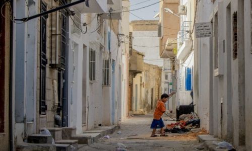 Zdjęcie TUNEZJA / Sousse / Médina  / prace porządkowe