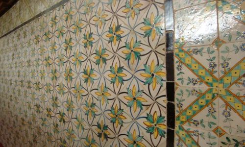 Zdjecie TUNEZJA / Tunis / Muzeum mozaik / ciana pema kwiatw
