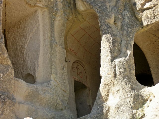 Zdjęcia: Dolina Goreme, Kapadocja, Kościół w skale , TURCJA Zdjęcia: Dolina Goreme, Kapadocja, Kościół w skale , TURCJA