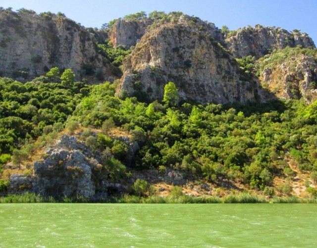 Zdj cia: okolice Kaunos, Wybrzeże Egejskie, Zielone wody rzeki Dalyan, TURCJA Zdj cia: okolice Kaunos, Wybrzeże Egejskie, Zielone wody rzeki Dalyan, TURCJA