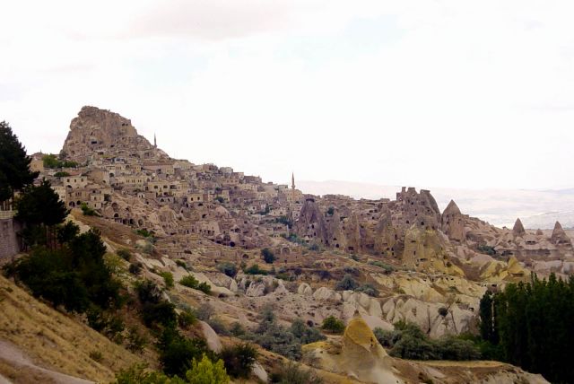 Zdjęcia: Ortahisar, Kapadocja, miasto, TURCJA Zdjęcia: Ortahisar, Kapadocja, miasto, TURCJA