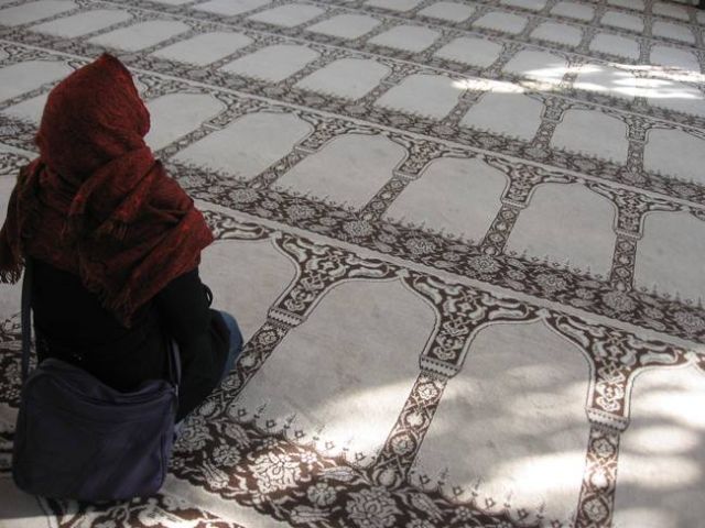Zdjęcia: Istanbul, Istanbul, w meczecie, TURCJA Zdjęcia: Istanbul, Istanbul, w meczecie, TURCJA