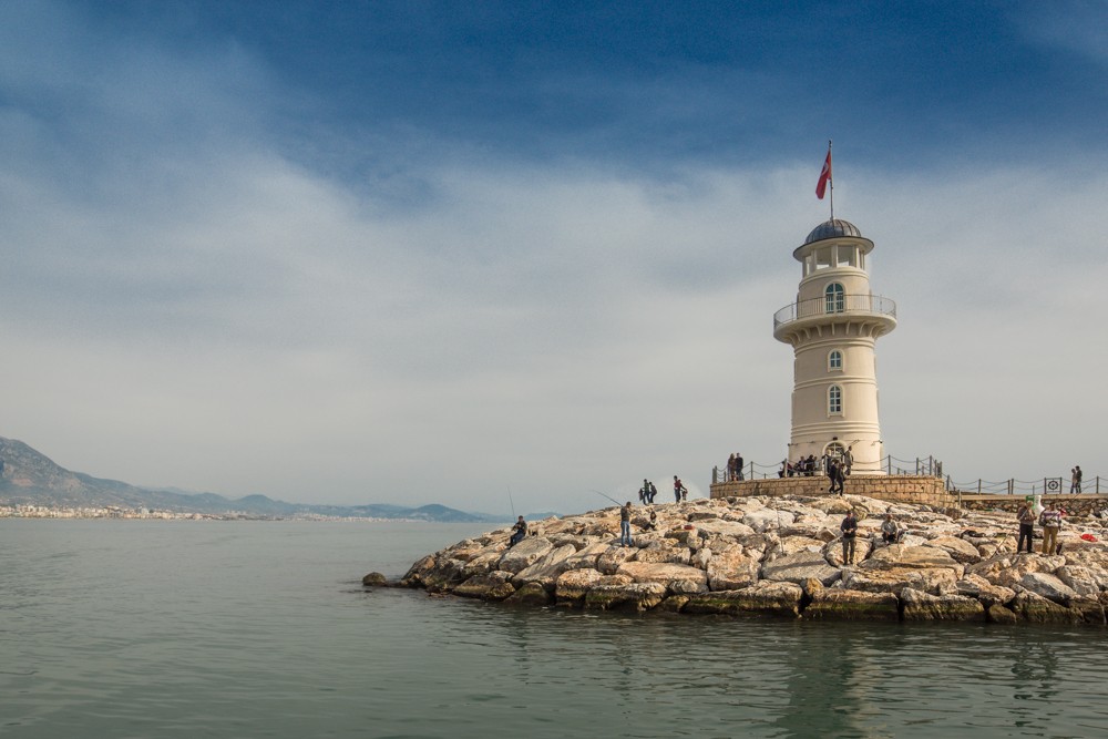 Zdjęcia: Alanya, Riviera Turecka, latarnia..., TURCJA Zdjęcia: Alanya, Riviera Turecka, latarnia..., TURCJA