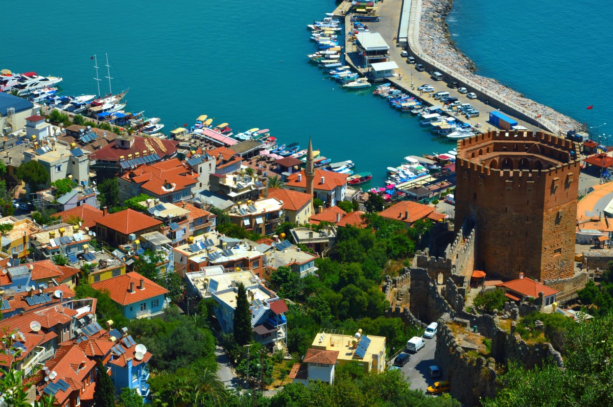Zdjęcia: Alanya, Czerwona wieża, TURCJA Zdjęcia: Alanya, Czerwona wieża, TURCJA