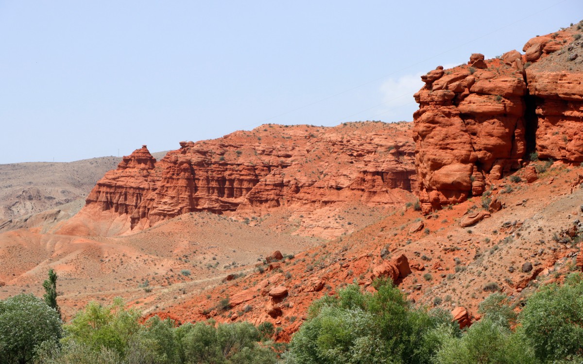 Zdjęcia: Kagizman, wschodnia Anatolia, Czerwone skały, TURCJA Zdjęcia: Kagizman, wschodnia Anatolia, Czerwone skały, TURCJA