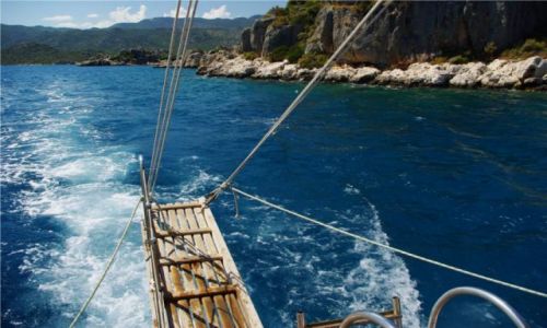 Zdjecie TURCJA / - / Kekova / Rejs do zatopionego miasta