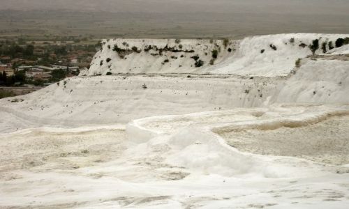 Zdjecie TURCJA / - / Pamukkale / Biae zbocza