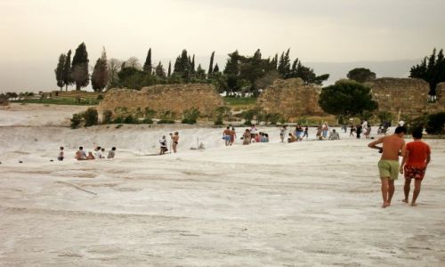 Zdjecie TURCJA / - / Pamukkale / Biaa plaa