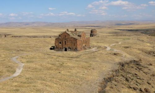 Zdjecie TURCJA / Wschodnia Anatolia. Kurdystan / Ani / Wrd ruin miasta 1001 kociow