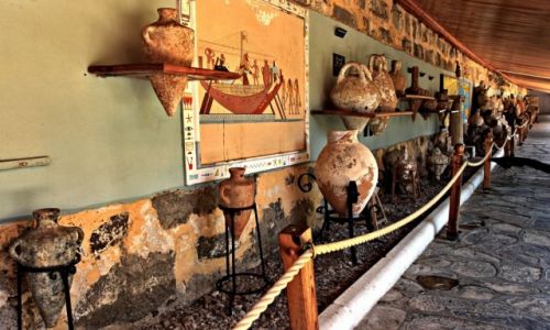Zdjecie TURCJA / Azja mniejsza. / Bodrum / Muzeum Archeologiczne na zamku krzyowcw.