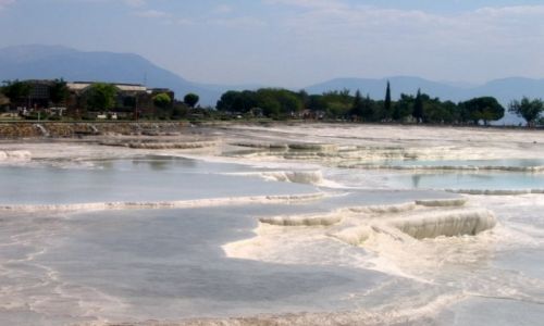 Zdjęcie TURCJA / Dolina Lycos / Pamukkale / Bawełniania Twierdza