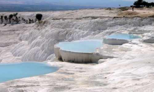Zdjęcie TURCJA / Dolina Lycos / Pamukkale / Bawelniana twierdza