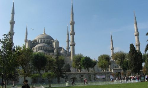 Zdjecie TURCJA / turcja / turcja /  istambul niebieski meczet