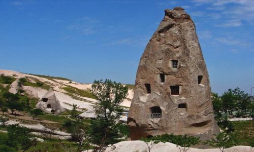 Zdjecie TURCJA / Kapadocja - kraina historyczna w Anatolii w Azji Mniejszej  / Kapadocja / mieszka inaczej