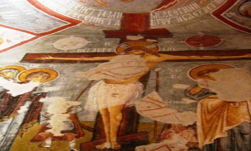 Zdjcie TURCJA / - / dolina Goreme / Z kapadockiej kaplicy 6