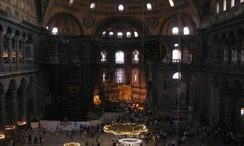 Zdjcie TURCJA / ISTAMBUL / HAGIA SOFIA / HAGIA SOFIA WNETRZE