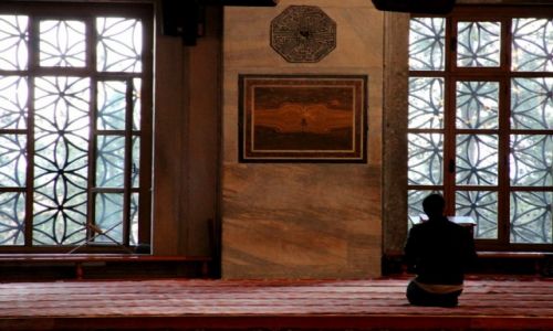 Zdjecie TURCJA / Istanbul / Blue Mosque / w ciszy