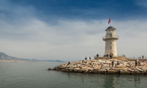 Zdjęcie TURCJA / Riviera Turecka / Alanya / latarnia...
