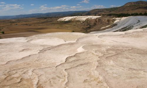 Zdjecie TURCJA / poudniowa Turcja / Pamukkale / wyschnite tarasy