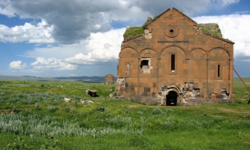 Zdjcie TURCJA / Anatolia Wschodnia / Ani / Ruiny ANI, dawnej stolicy Armenii  - Katedra