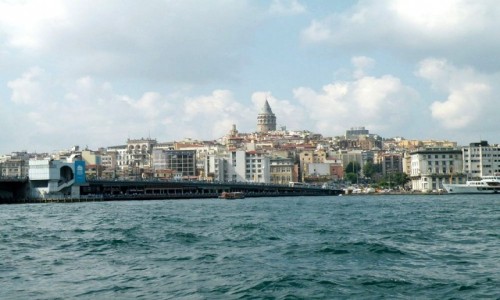 Zdjecie TURCJA / Stambu / Stambu / Wiea Galata i most zwodzony.