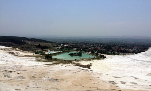 Zdjęcie TURCJA / Pamukkale / Bodrum / Widok z Pamukkale