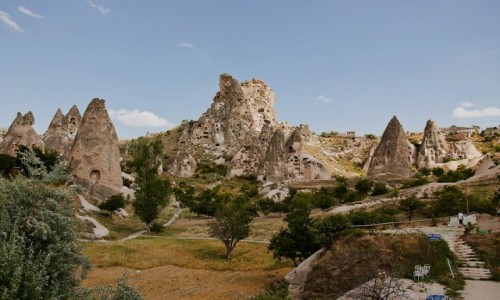 Zdjecie TURCJA / Kapadocja / Kapadocja / Twierdza Uchisar