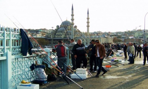 Zdjcie TURCJA / Stambu / Stambu / Wdkowanie na Mocie Galata