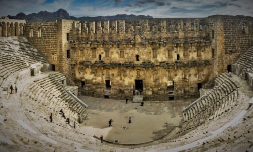 Zdjecie TURCJA / Riwiera Turecka / Aspendos / amfiteatr