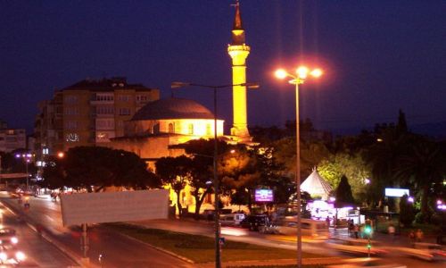 Zdjecie TURCJA / zachodnia Anatolia / Aydin / centrum Aydin noc