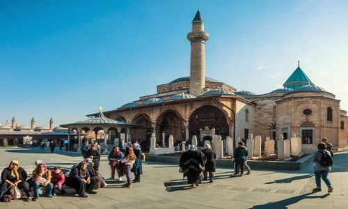 Zdjęcie TURCJA / Anatolia / Konya / klasztor wirujących derwiszy