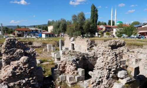 Zdjęcie TURCJA / środkowa Anatolia / Sulusaray / Rzymskie ruiny Sebastopolis