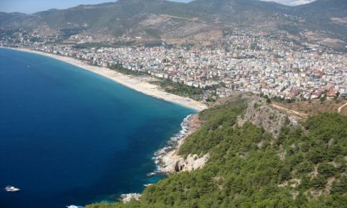 Zdjecie TURCJA / anatoya / alanya / Alanya widok z zamku