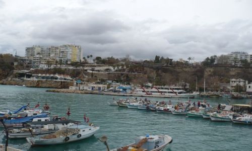 Zdjecie TURCJA / Riwiera Turecka / Antalya / port przy starym miecie