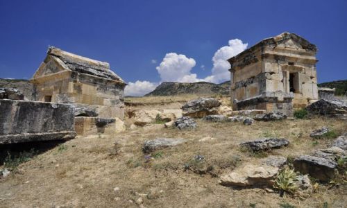Zdjecie TURCJA / Hierapolis / Turcja / grobowce
