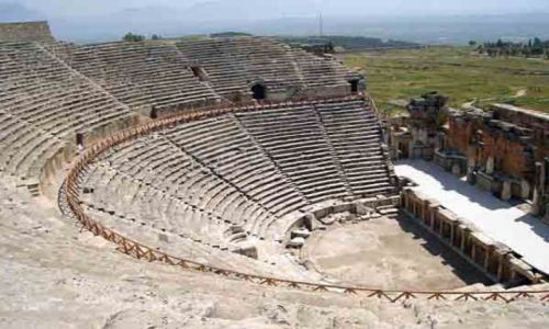 Zdjecie TURCJA / brak / Hierapolis - Pamukkale / Teatr rzymski