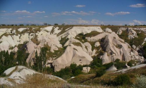 Zdjecie TURCJA / niedaleko doliny Zelve / Kapadocja / Masyw grski w kapadocji